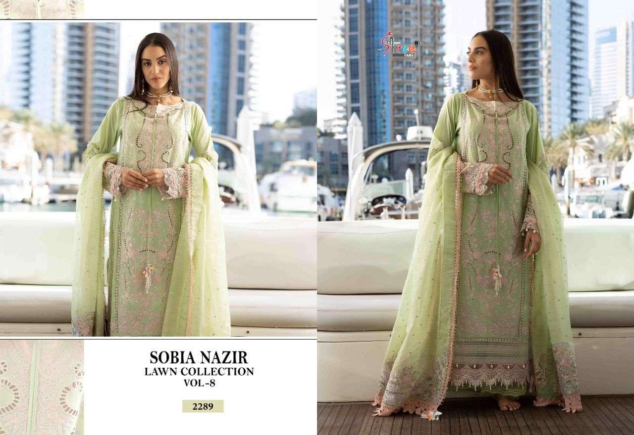 SHREE FABS SOBIA NAZIR LAWN COLLECTION VOL 8 
