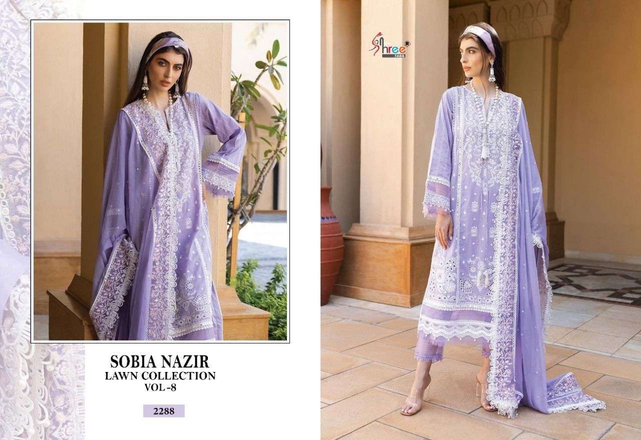 SHREE FABS SOBIA NAZIR LAWN COLLECTION VOL 8 