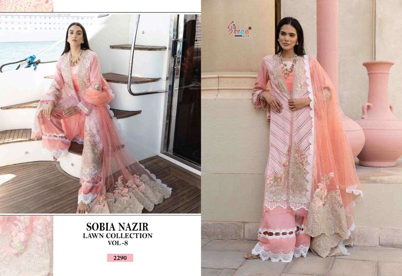 SHREE FABS SOBIA NAZIR LAWN COLLECTION VOL 8 