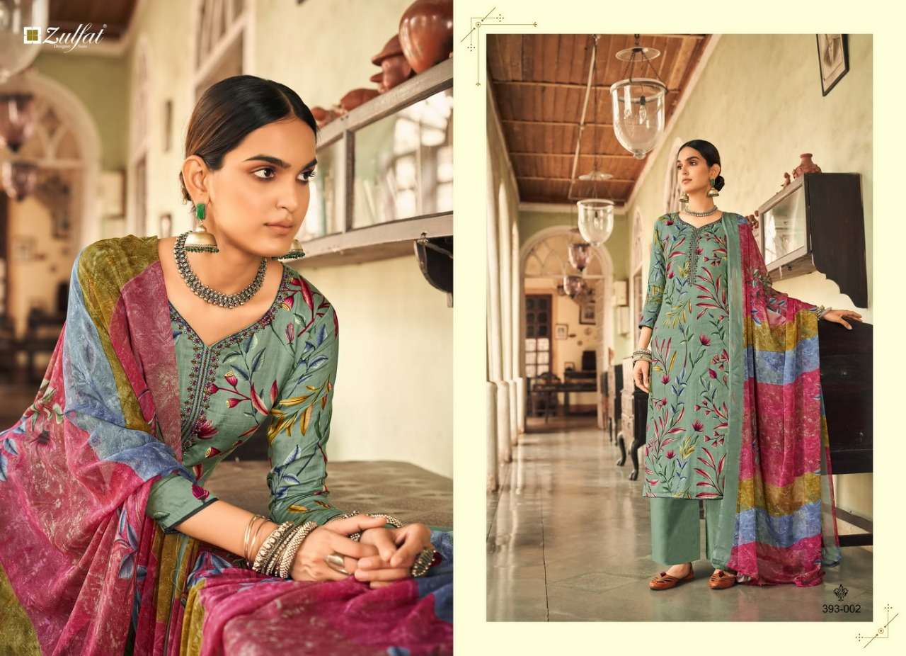 ZULFAT DESIGNER SUITS PANKHUDI 