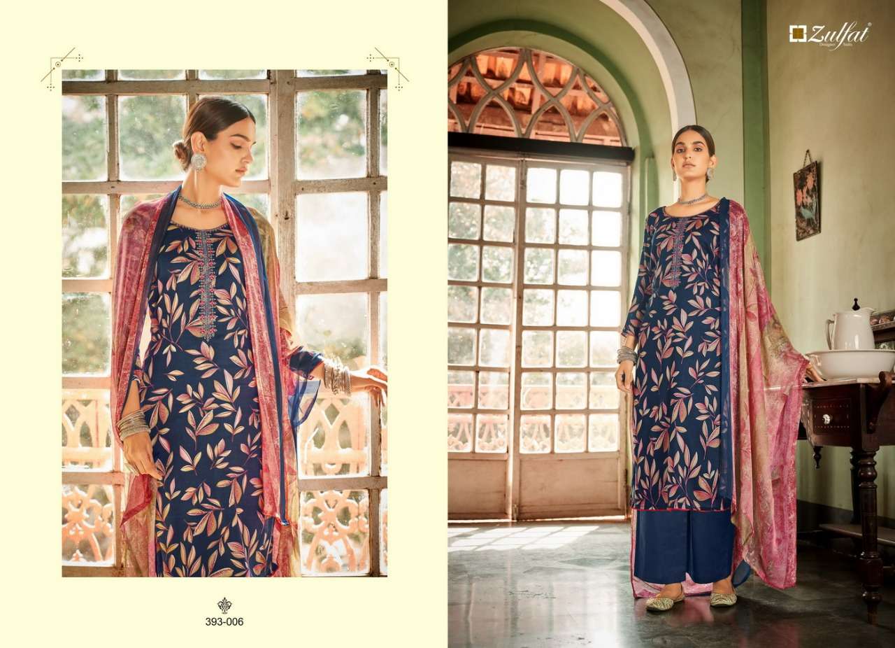 ZULFAT DESIGNER SUITS PANKHUDI 