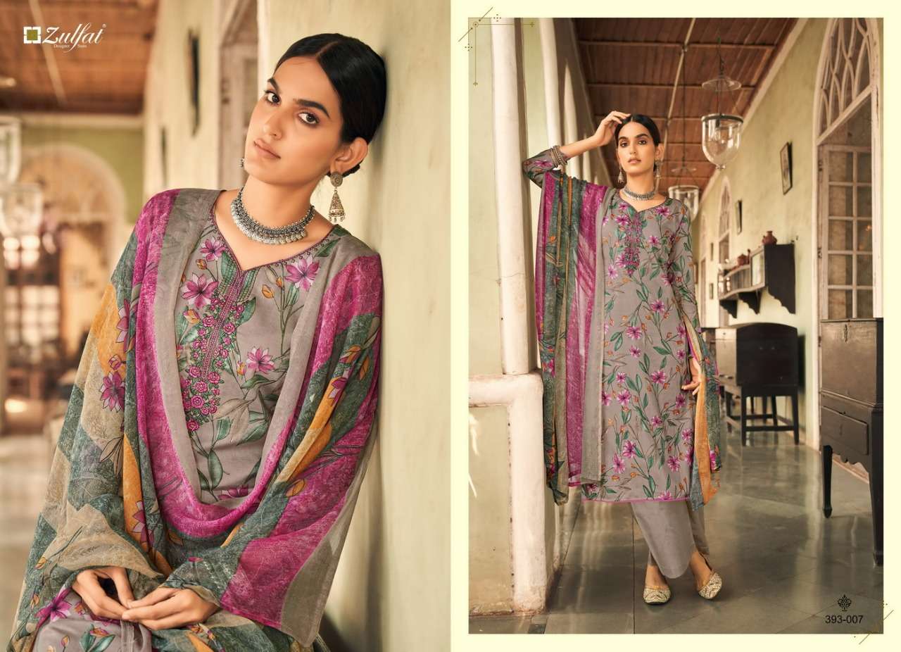 ZULFAT DESIGNER SUITS PANKHUDI 