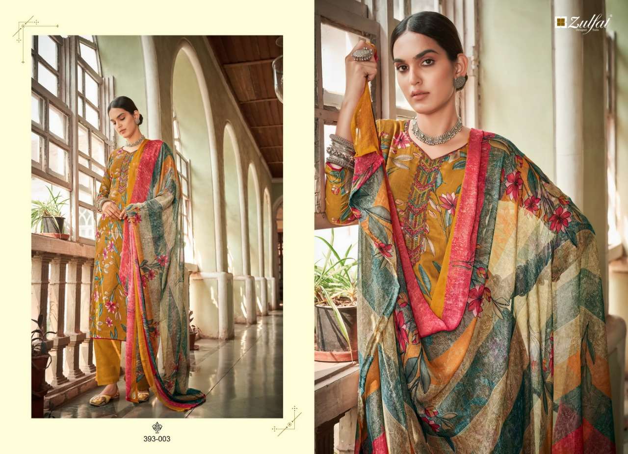 ZULFAT DESIGNER SUITS PANKHUDI 