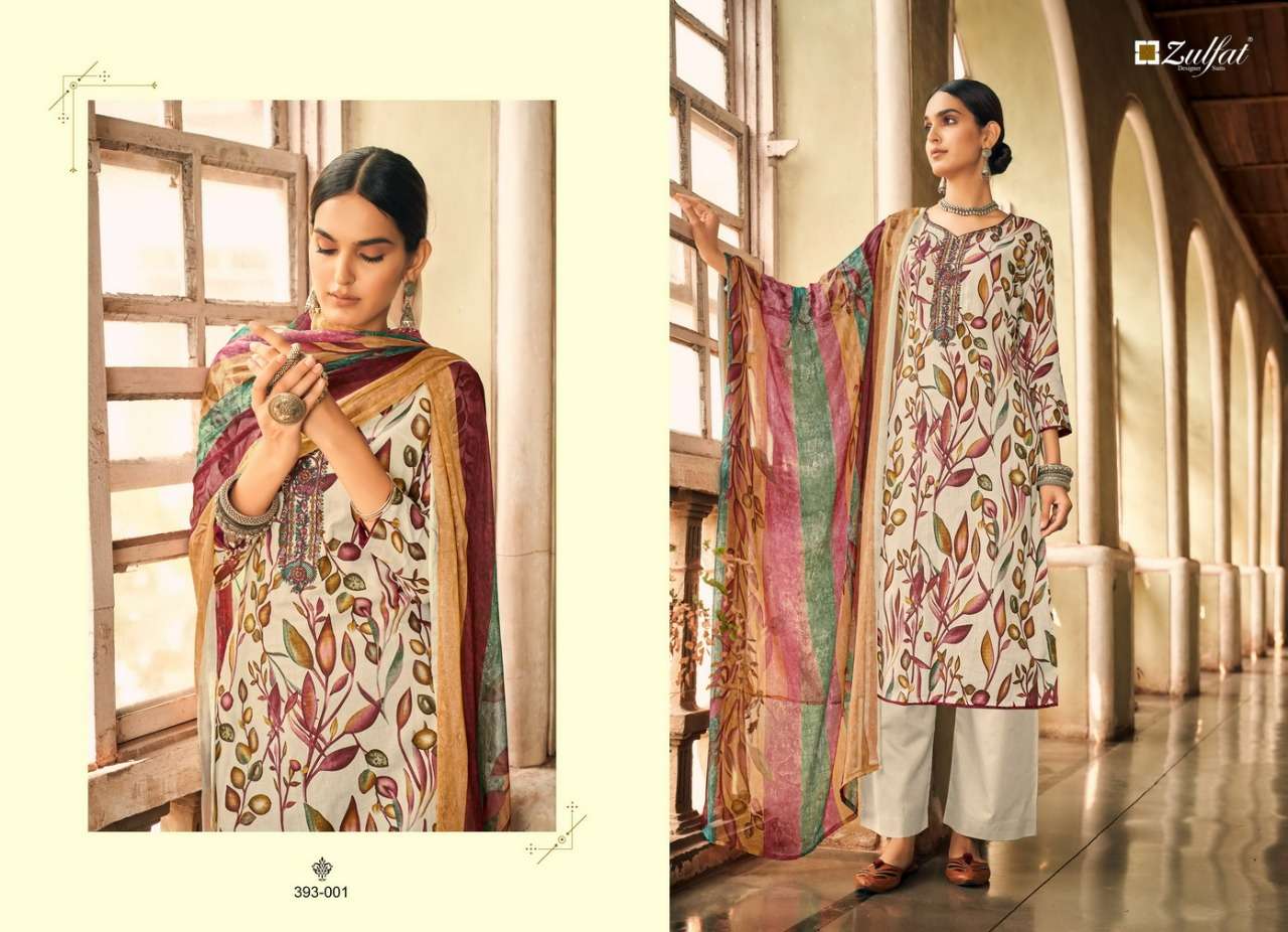 ZULFAT DESIGNER SUITS PANKHUDI 
