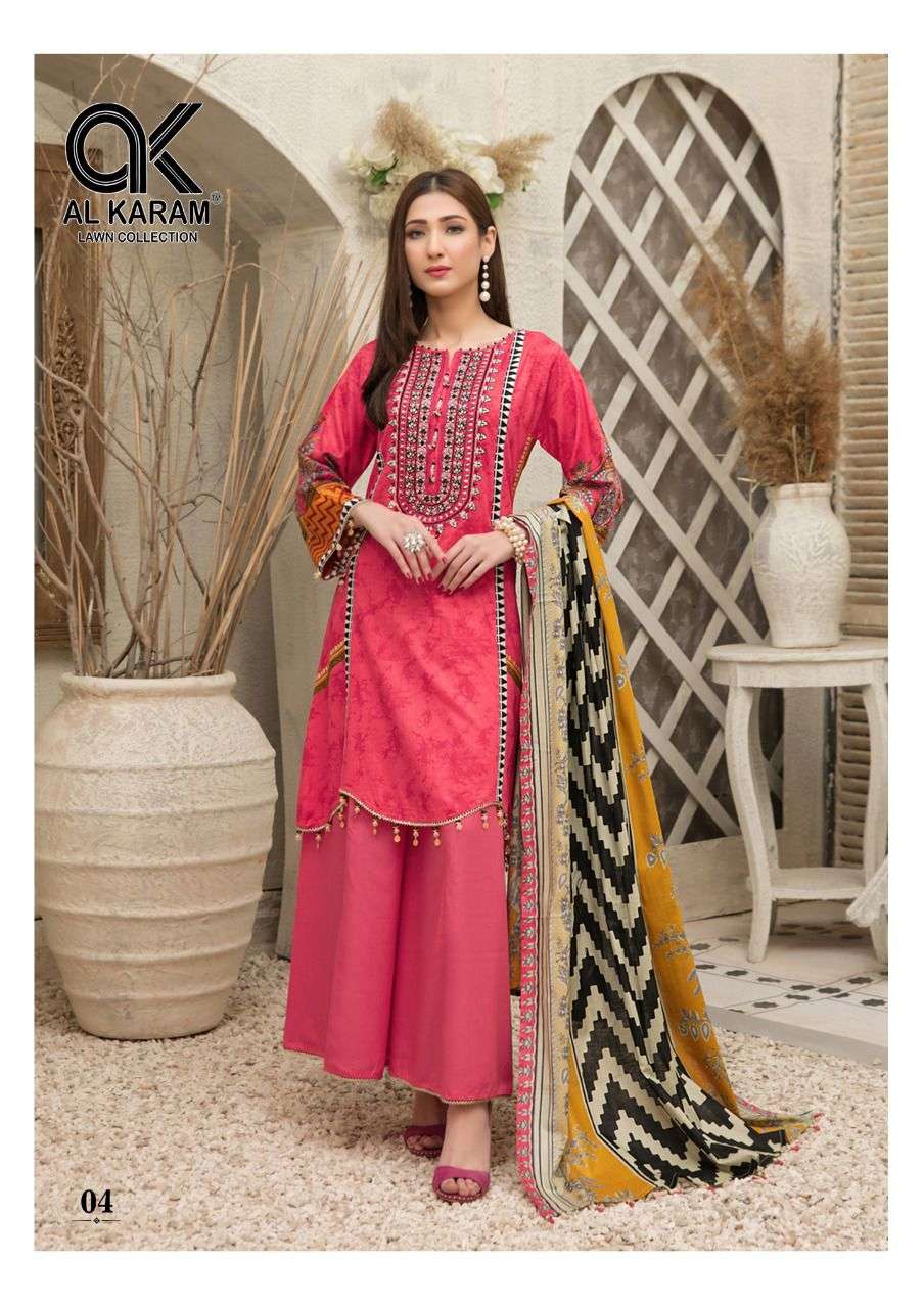 AL KARAM MUSHQ SELF EMBROIDERED COLLECTION 