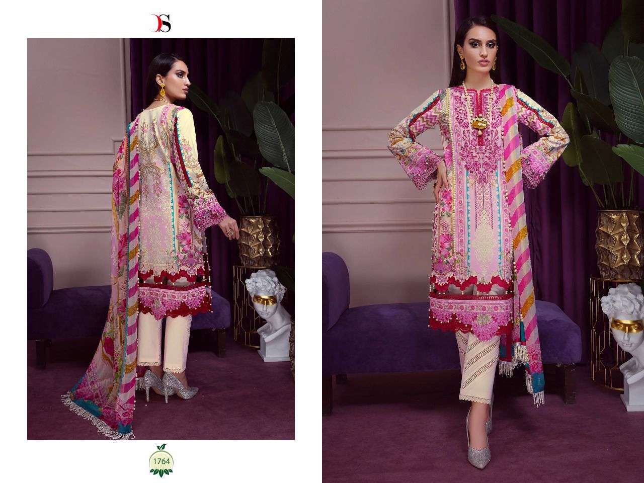 DEEPSY SUITS BLISS LAWN 22 VOL 3 PASHMINA