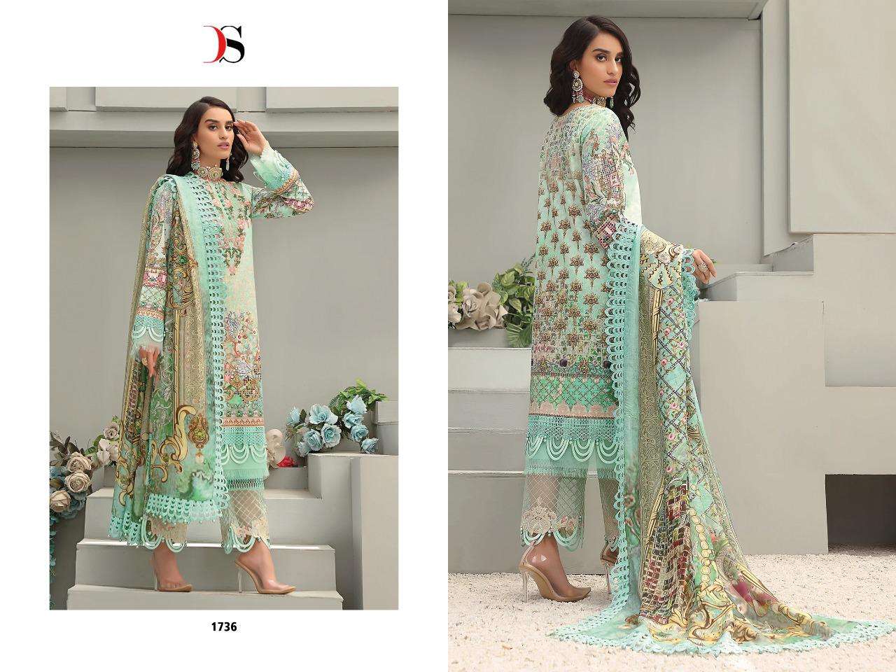 DEEPSY SUITS FIROUDS QUEENS COURT PASHMINA COLLECTION