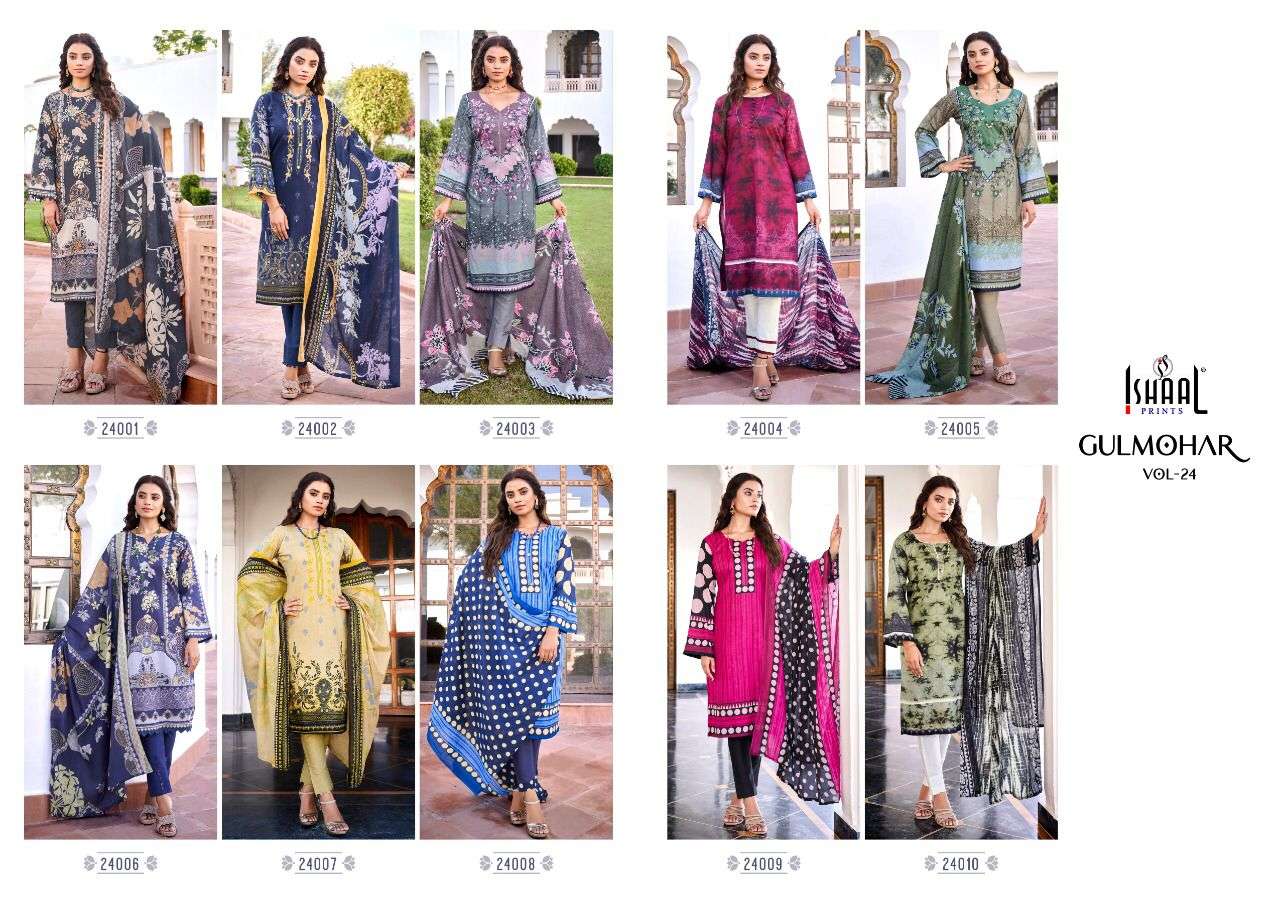 ISHAAL PRINTS GULMOHAR VOL 24