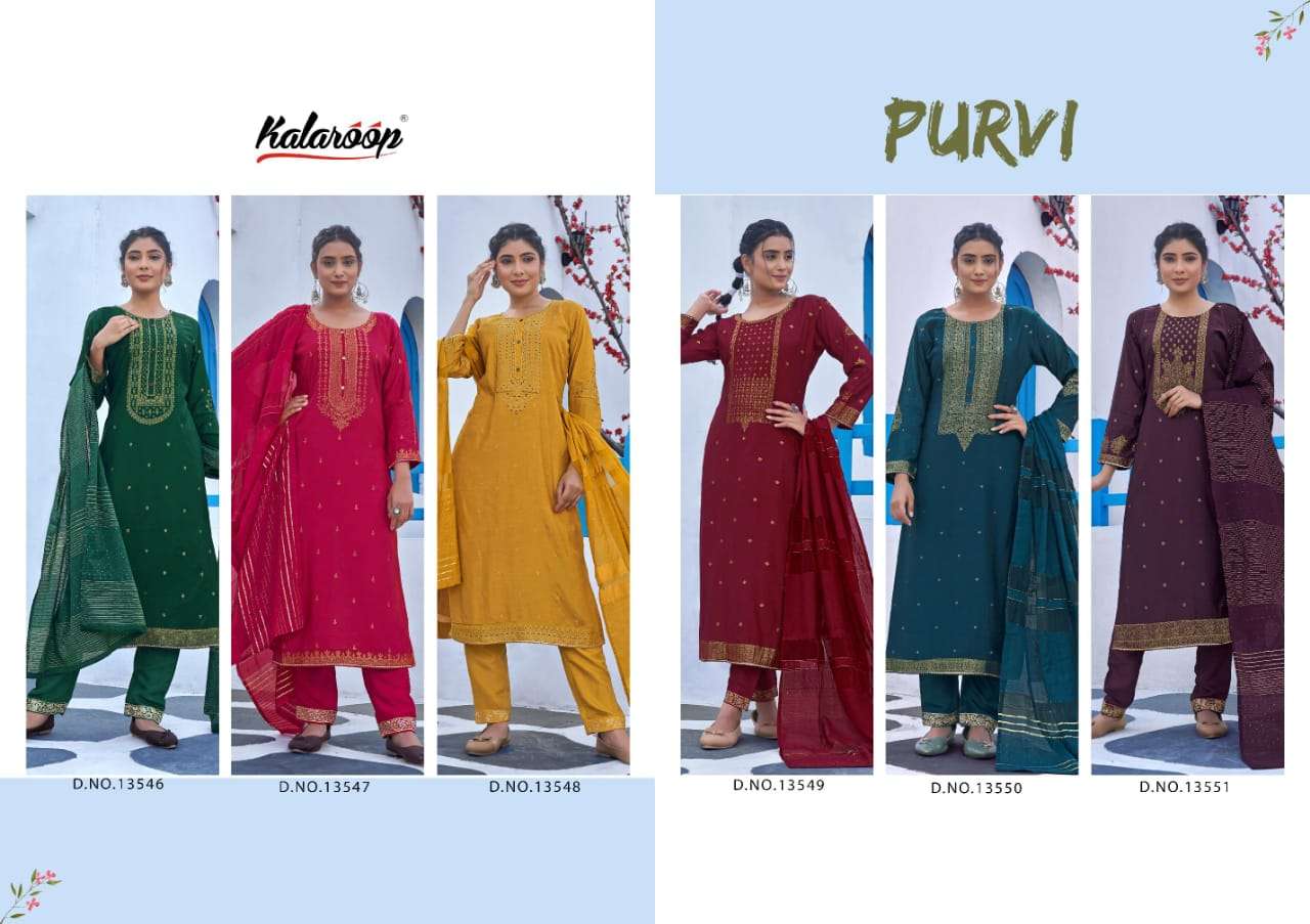 KALAROOP KAJREE FASHION PURVI 