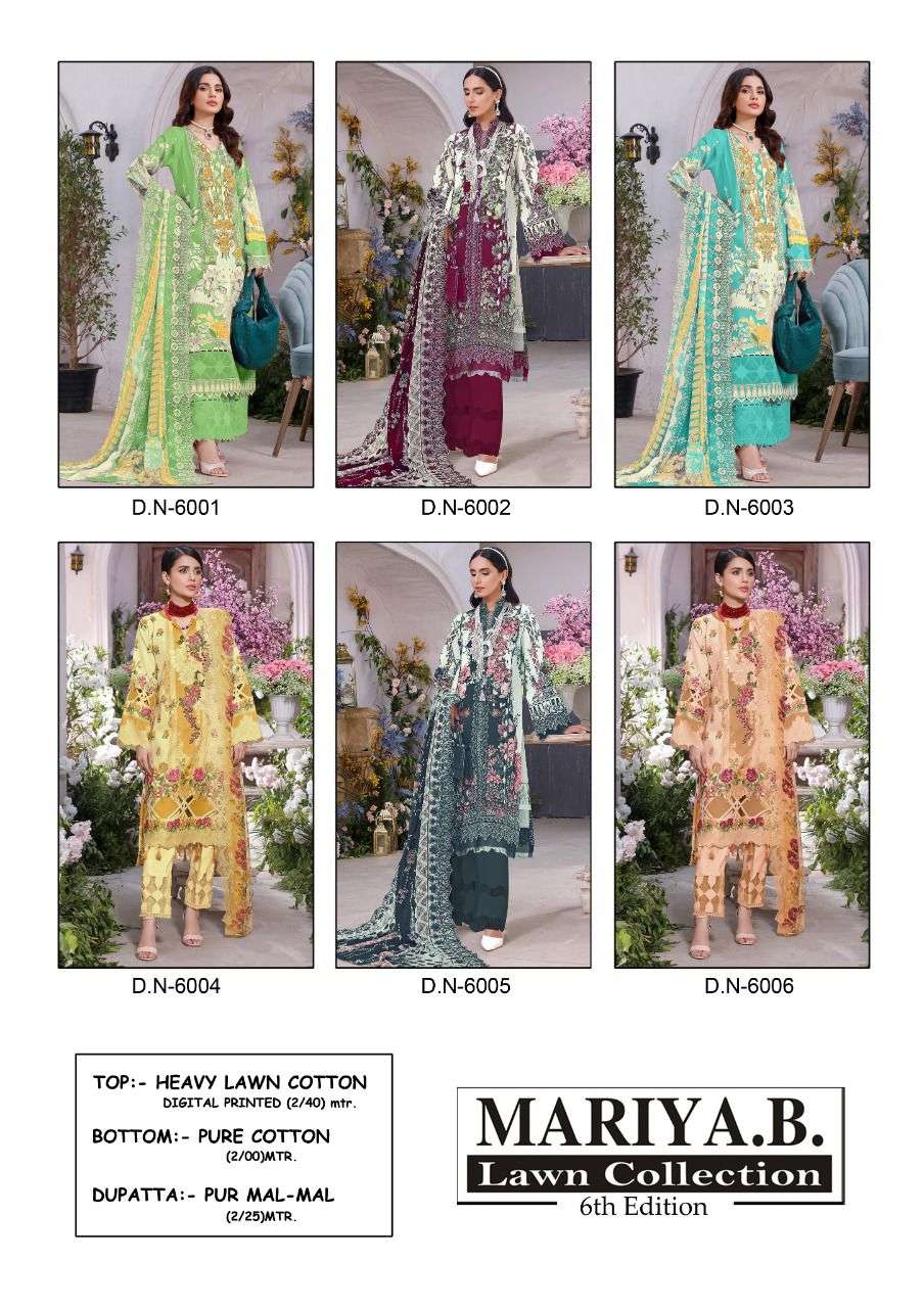 MARIYA B LAWN COLLECTION VOL 6 