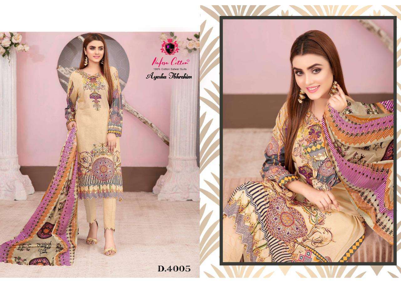 NAFISA COTTON AYESHA IBHRAHIM COTTON COLLECTION VOL 4 