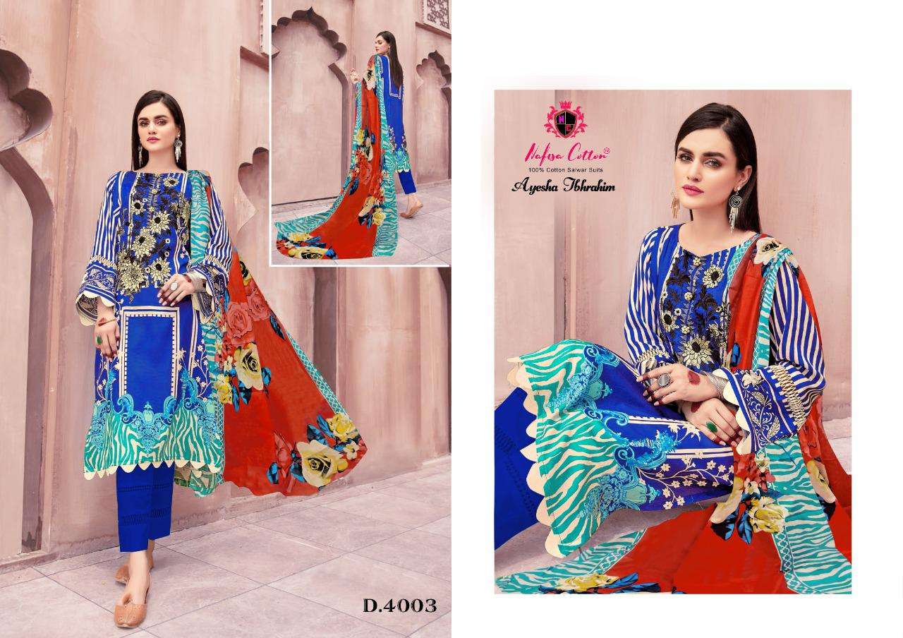 NAFISA COTTON AYESHA IBHRAHIM COTTON COLLECTION VOL 4 