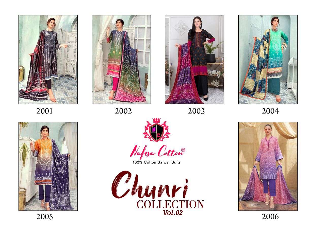 NAFISA COTTON CHUNRI COLLECTION VOL 2