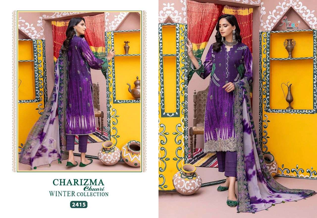 SHREE FABS CHARIZMA CHUNRI WINTER COLLECTION 