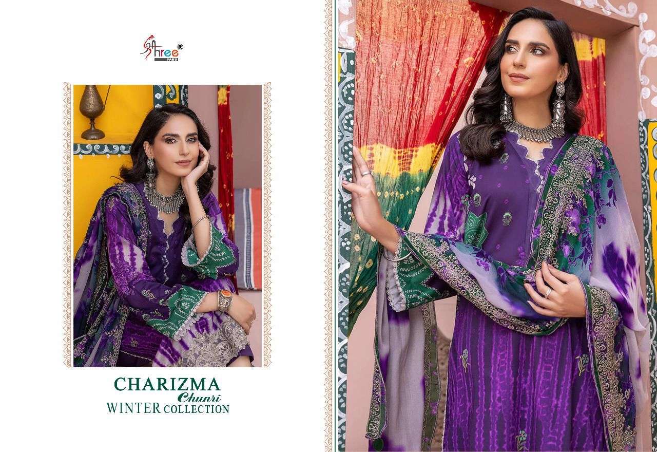 SHREE FABS CHARIZMA CHUNRI WINTER COLLECTION 