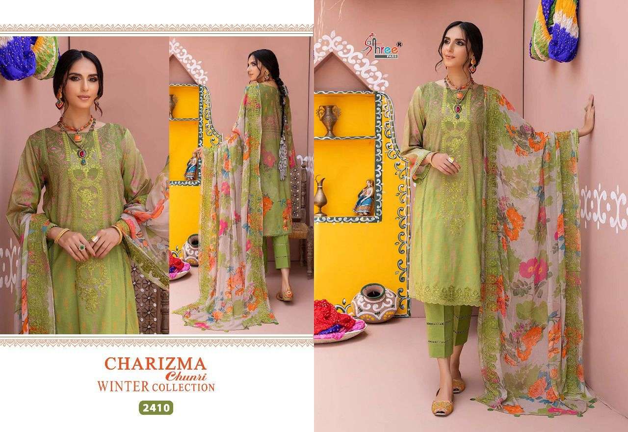 SHREE FABS CHARIZMA CHUNRI WINTER COLLECTION 