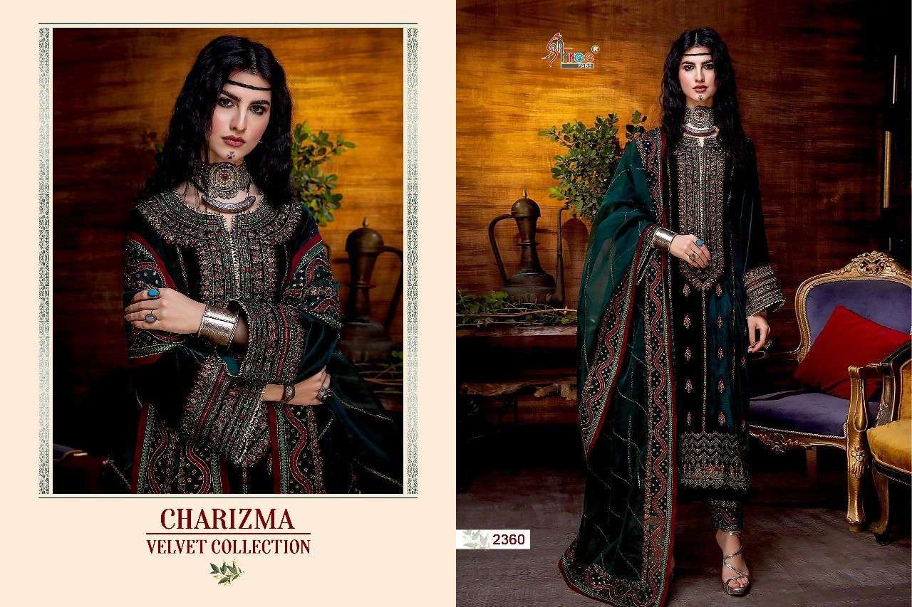 SHREE FABS CHARIZMA VELVET COLLECTION