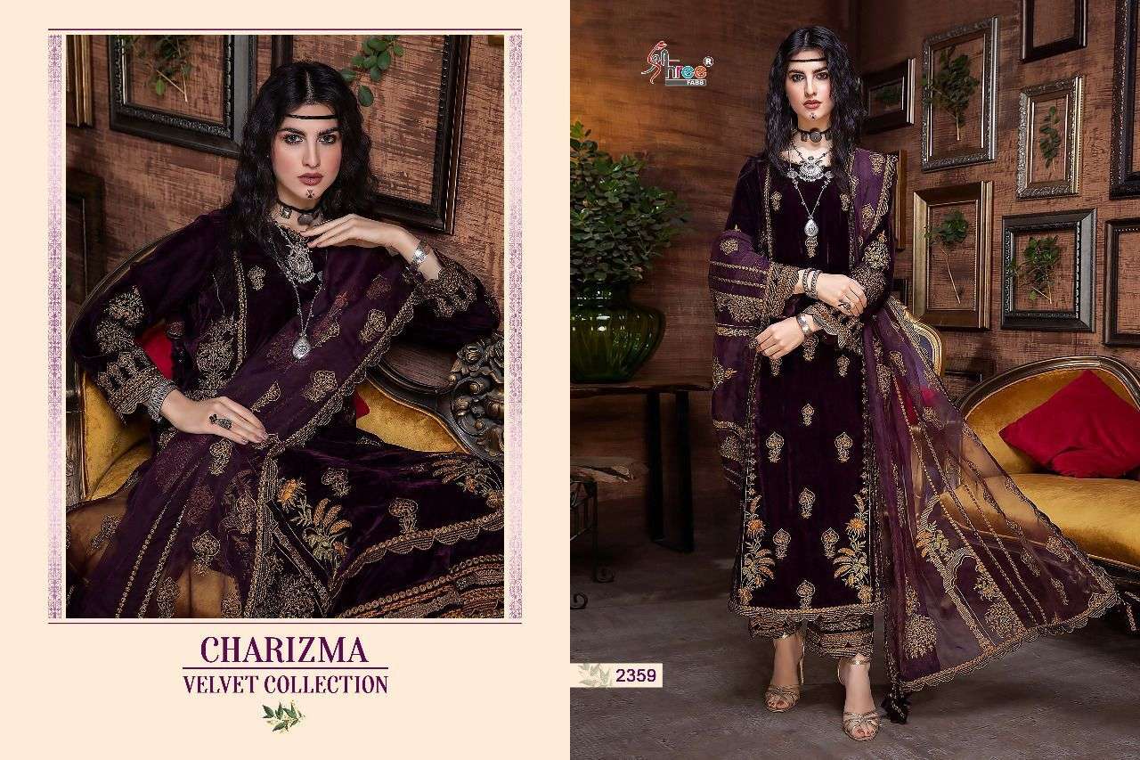SHREE FABS CHARIZMA VELVET COLLECTION