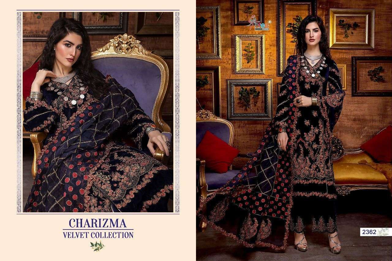 SHREE FABS CHARIZMA VELVET COLLECTION