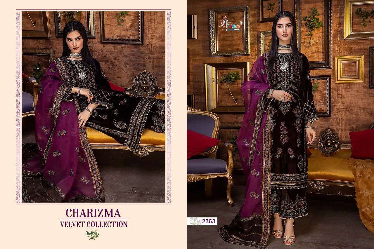 SHREE FABS CHARIZMA VELVET COLLECTION
