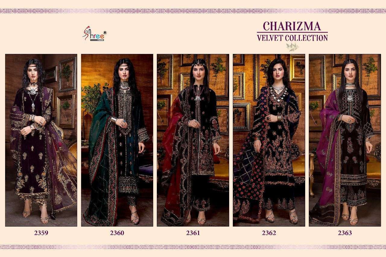 SHREE FABS CHARIZMA VELVET COLLECTION