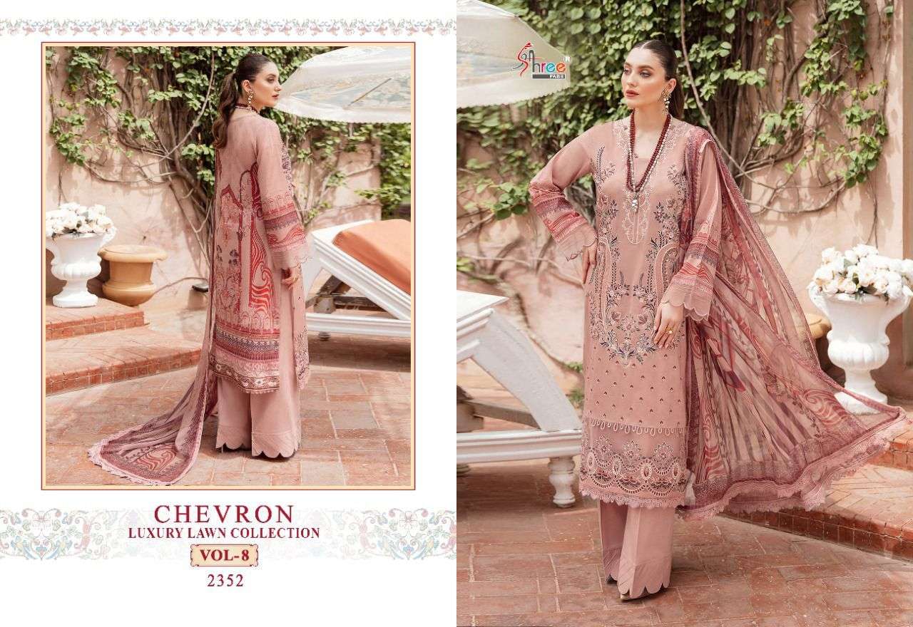 SHREE FABS CHEVRON LUXURY LAWN COLLECTION VOL 8 