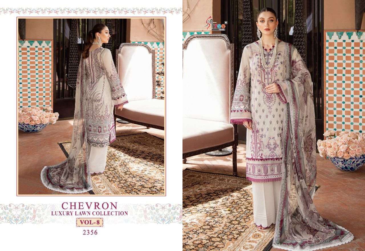 SHREE FABS CHEVRON LUXURY LAWN COLLECTION VOL 8 