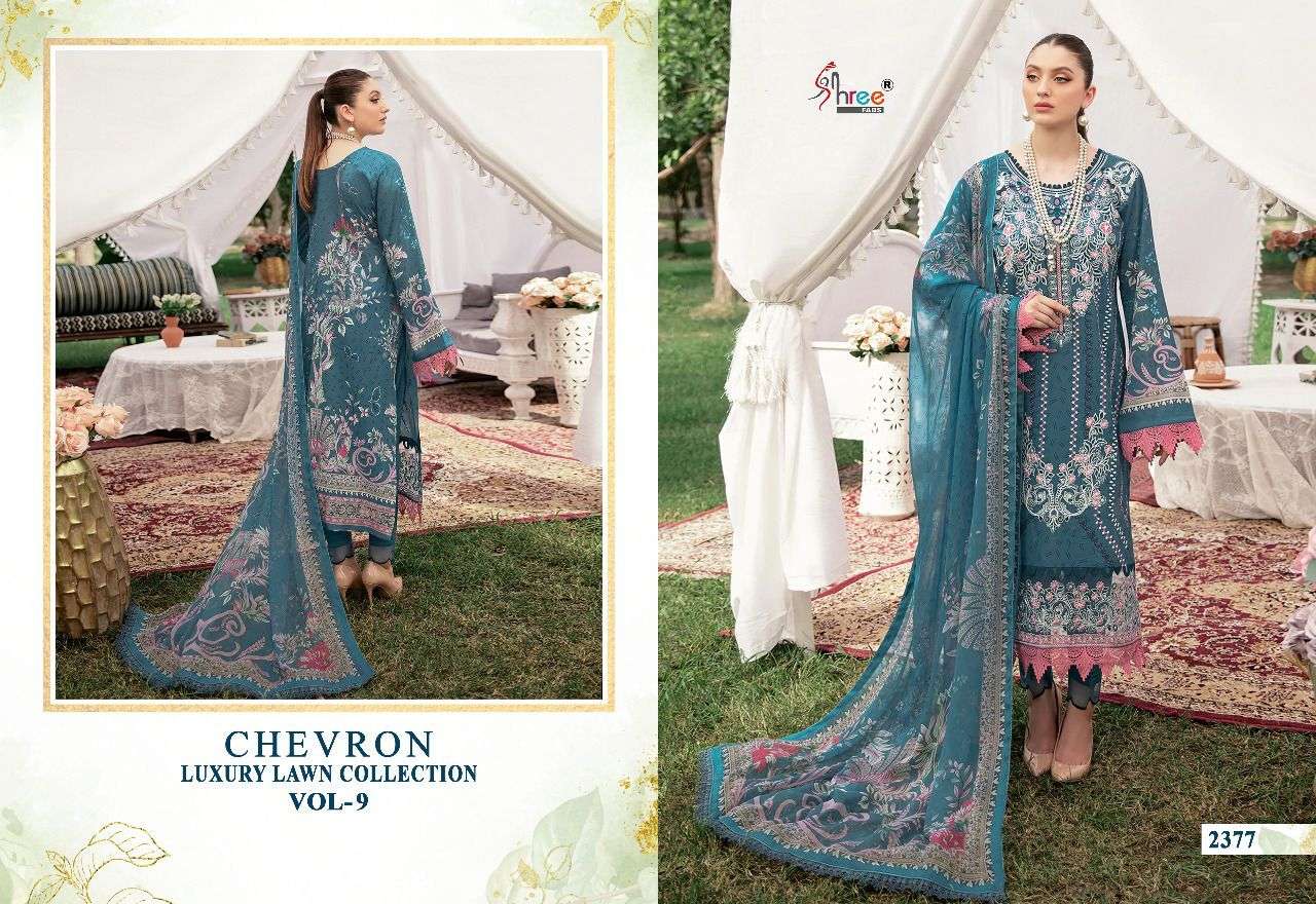 SHREE FABS CHEVRON LUXURY LAWN COLLECTION VOL 9