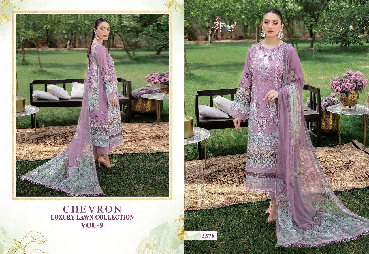 SHREE FABS CHEVRON LUXURY LAWN COLLECTION VOL 9