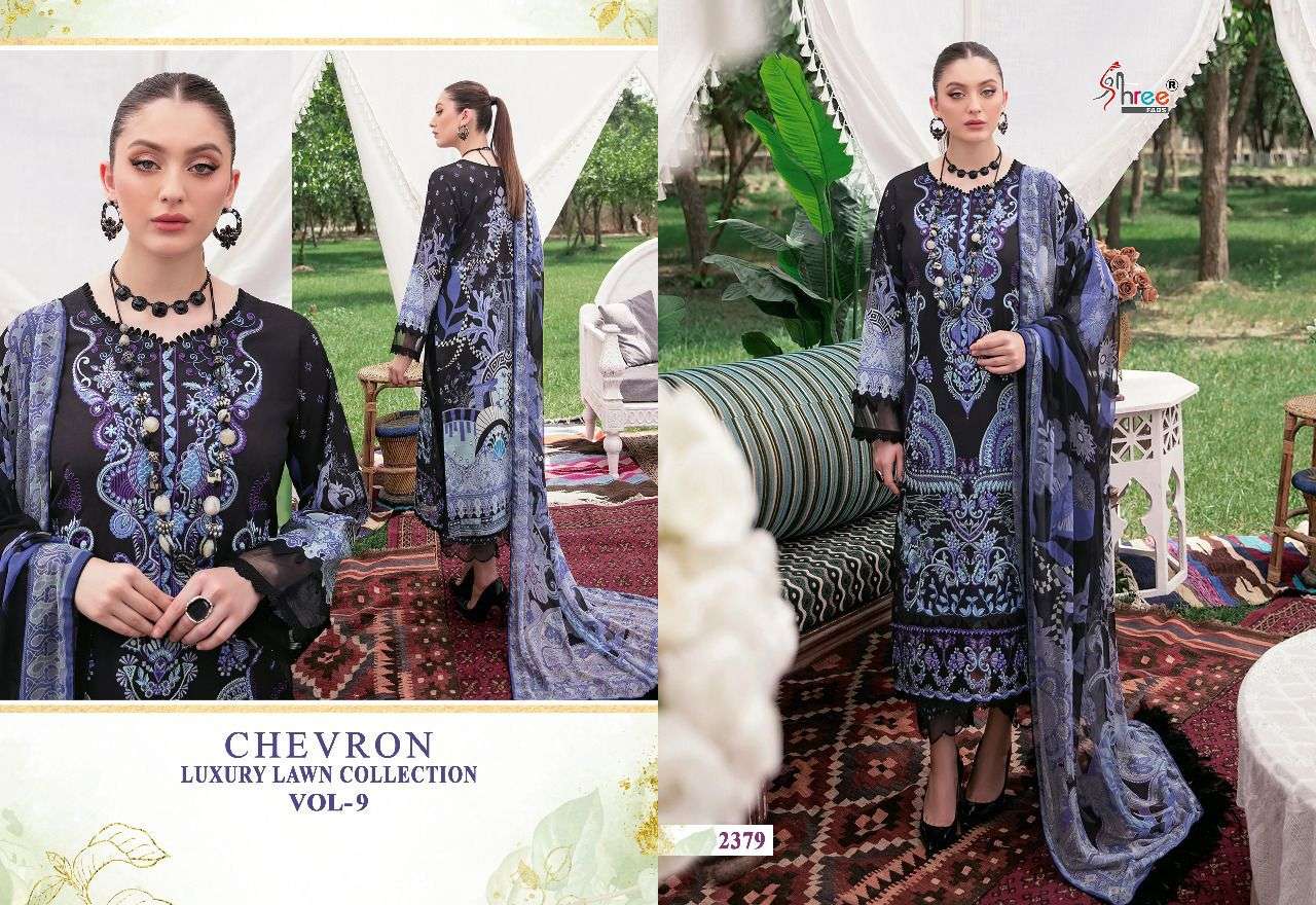 SHREE FABS CHEVRON LUXURY LAWN COLLECTION VOL 9