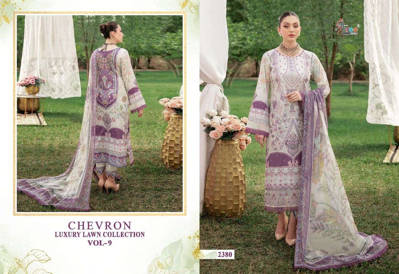 SHREE FABS CHEVRON LUXURY LAWN COLLECTION VOL 9