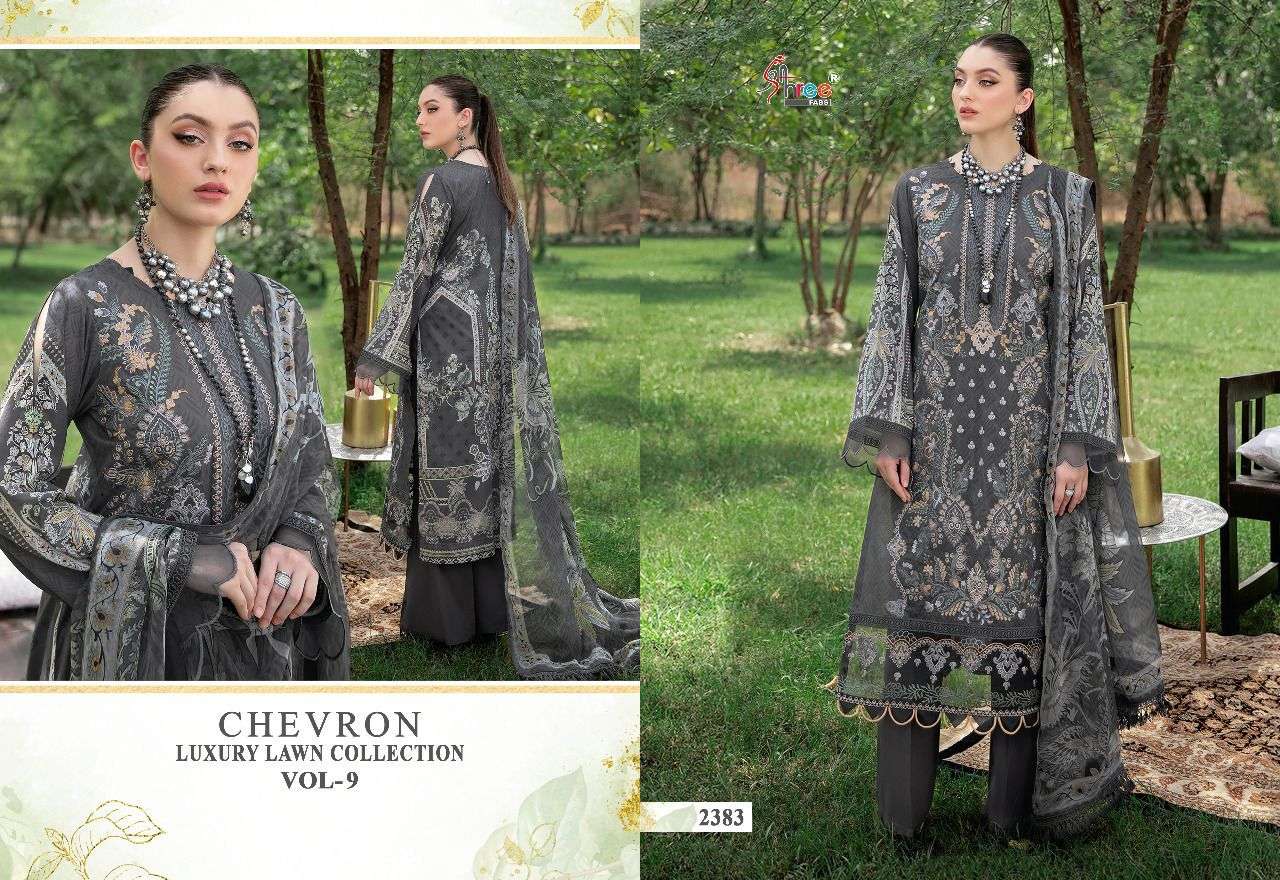 SHREE FABS CHEVRON LUXURY LAWN COLLECTION VOL 9