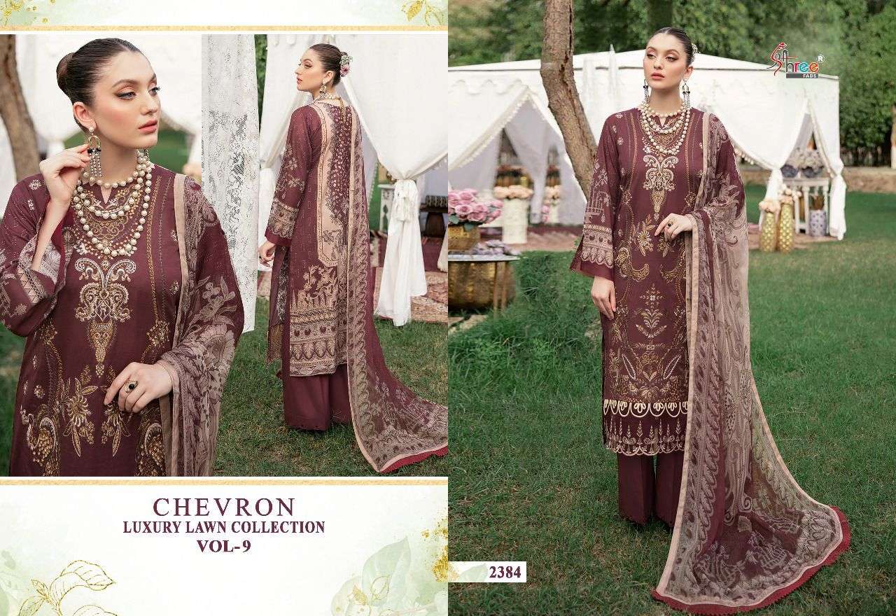 SHREE FABS CHEVRON LUXURY LAWN COLLECTION VOL 9