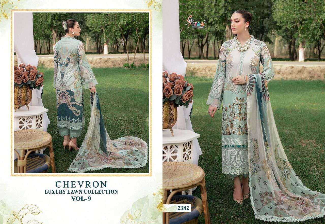 SHREE FABS CHEVRON LUXURY LAWN COLLECTION VOL 9