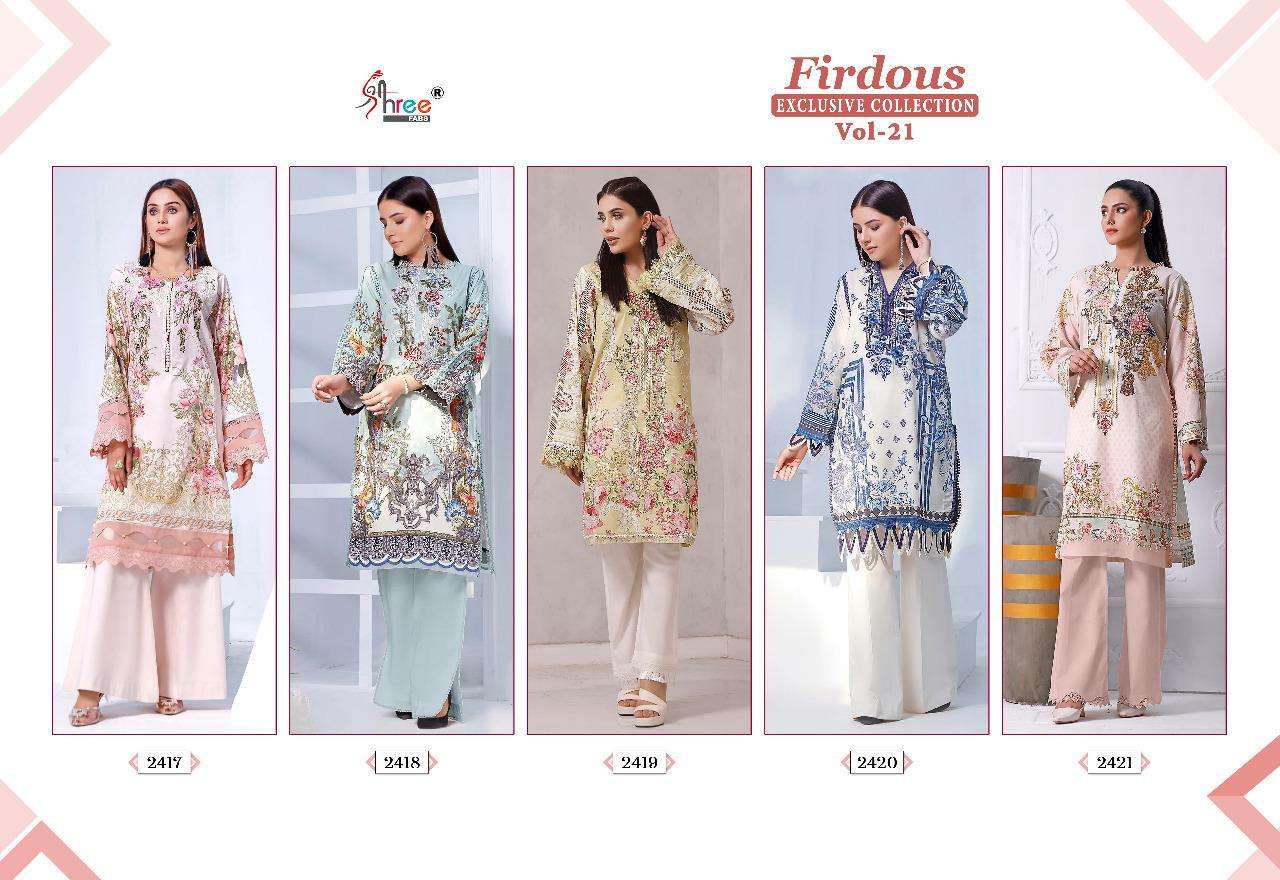 SHREE FABS FIRDOUS EXCLUSIVE COLLECTION VOL 21
