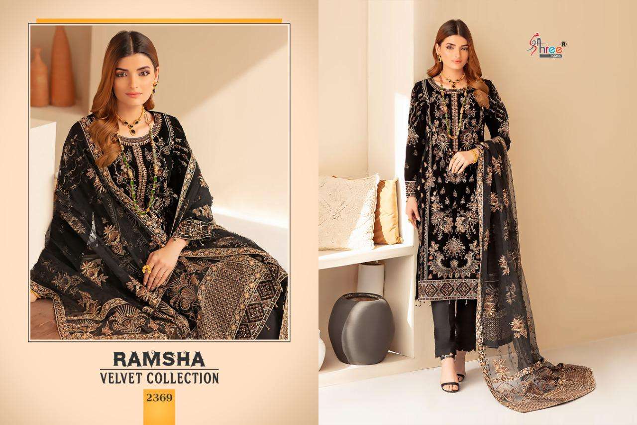 SHREE FABS RAMSHA VELVET COLLECTION