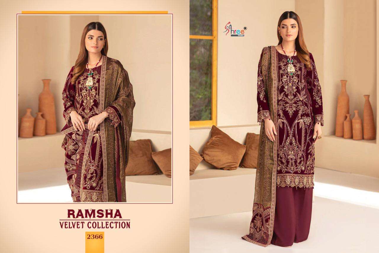 SHREE FABS RAMSHA VELVET COLLECTION