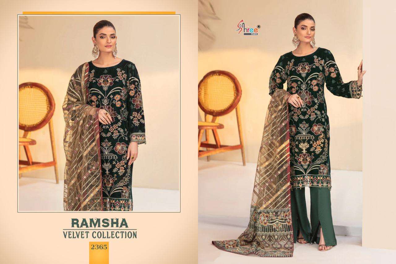 SHREE FABS RAMSHA VELVET COLLECTION