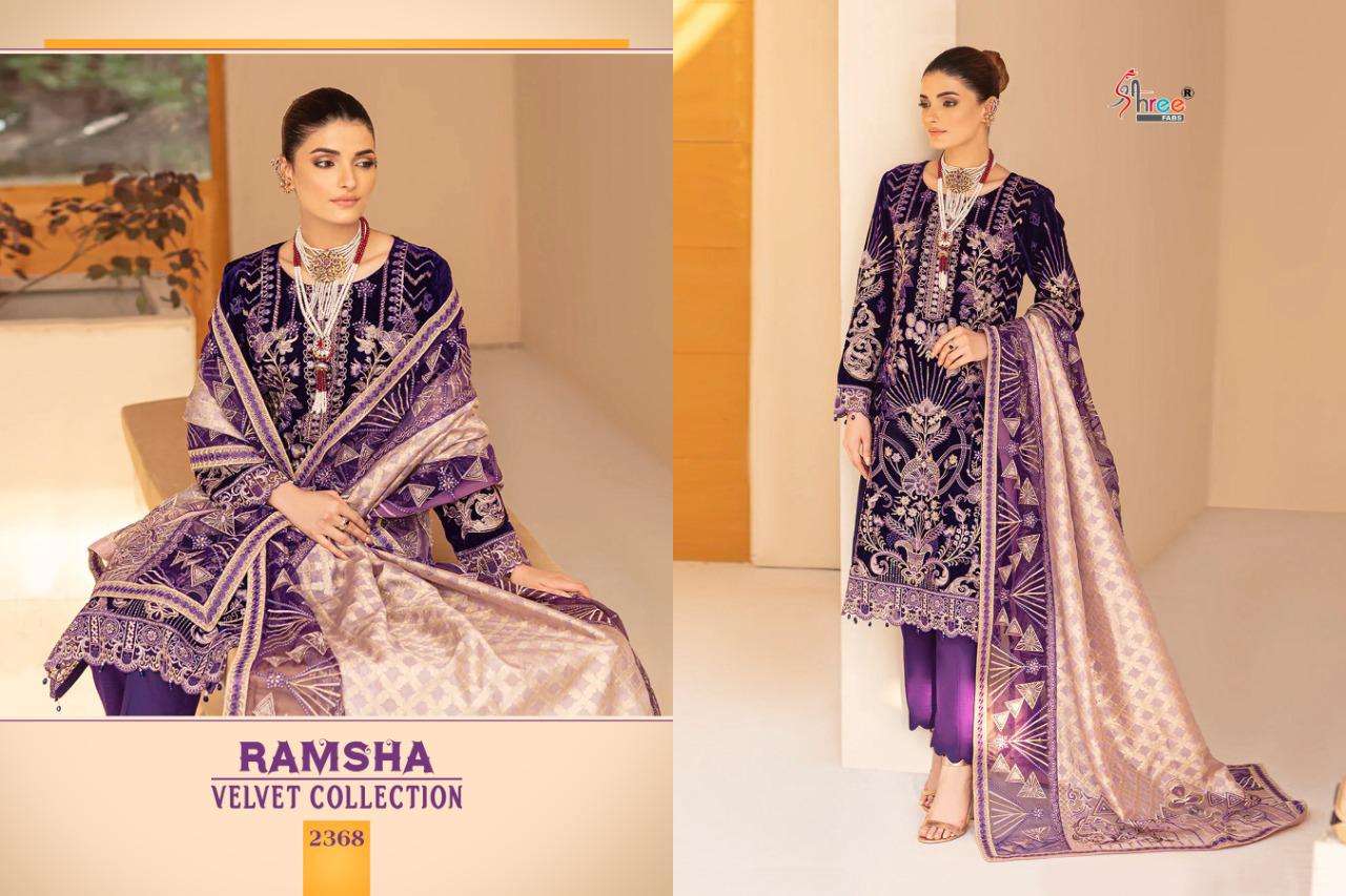 SHREE FABS RAMSHA VELVET COLLECTION