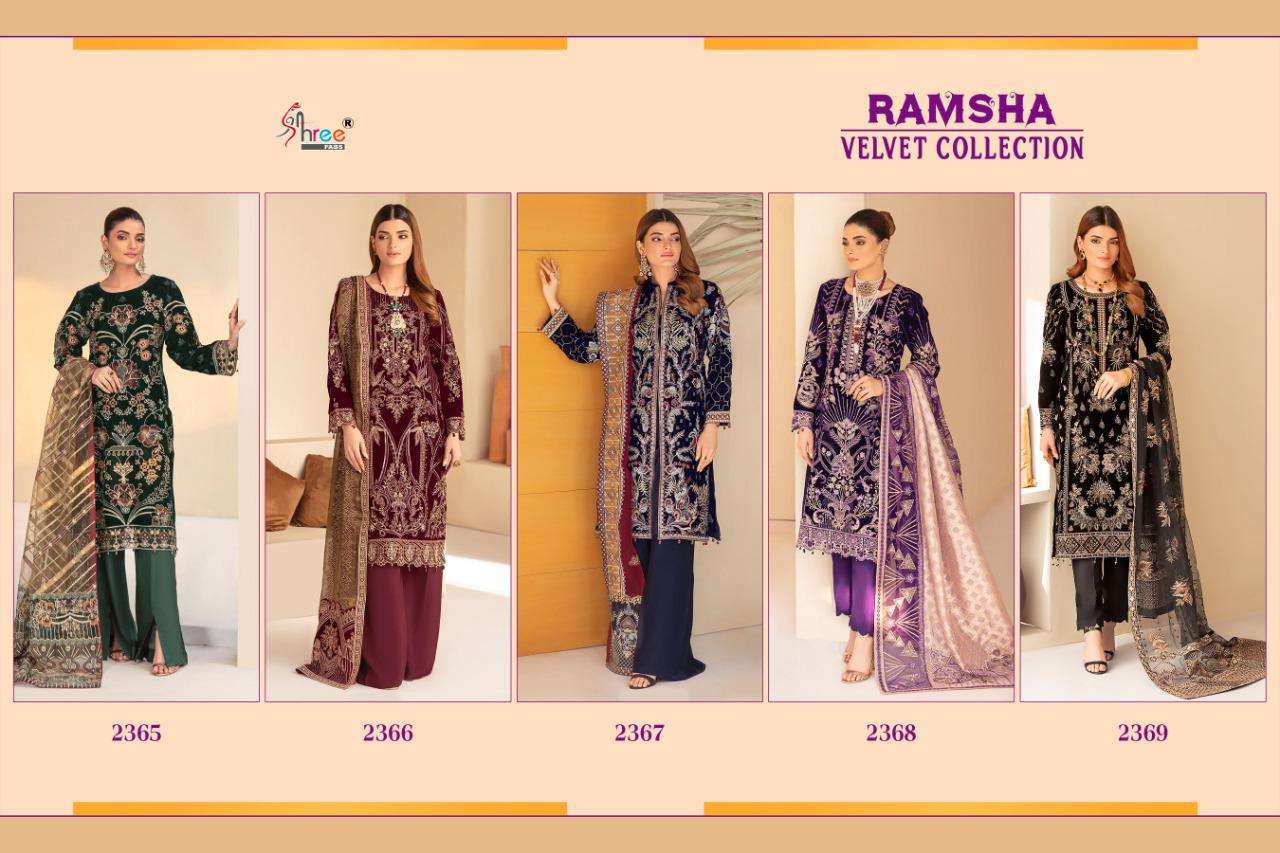 SHREE FABS RAMSHA VELVET COLLECTION