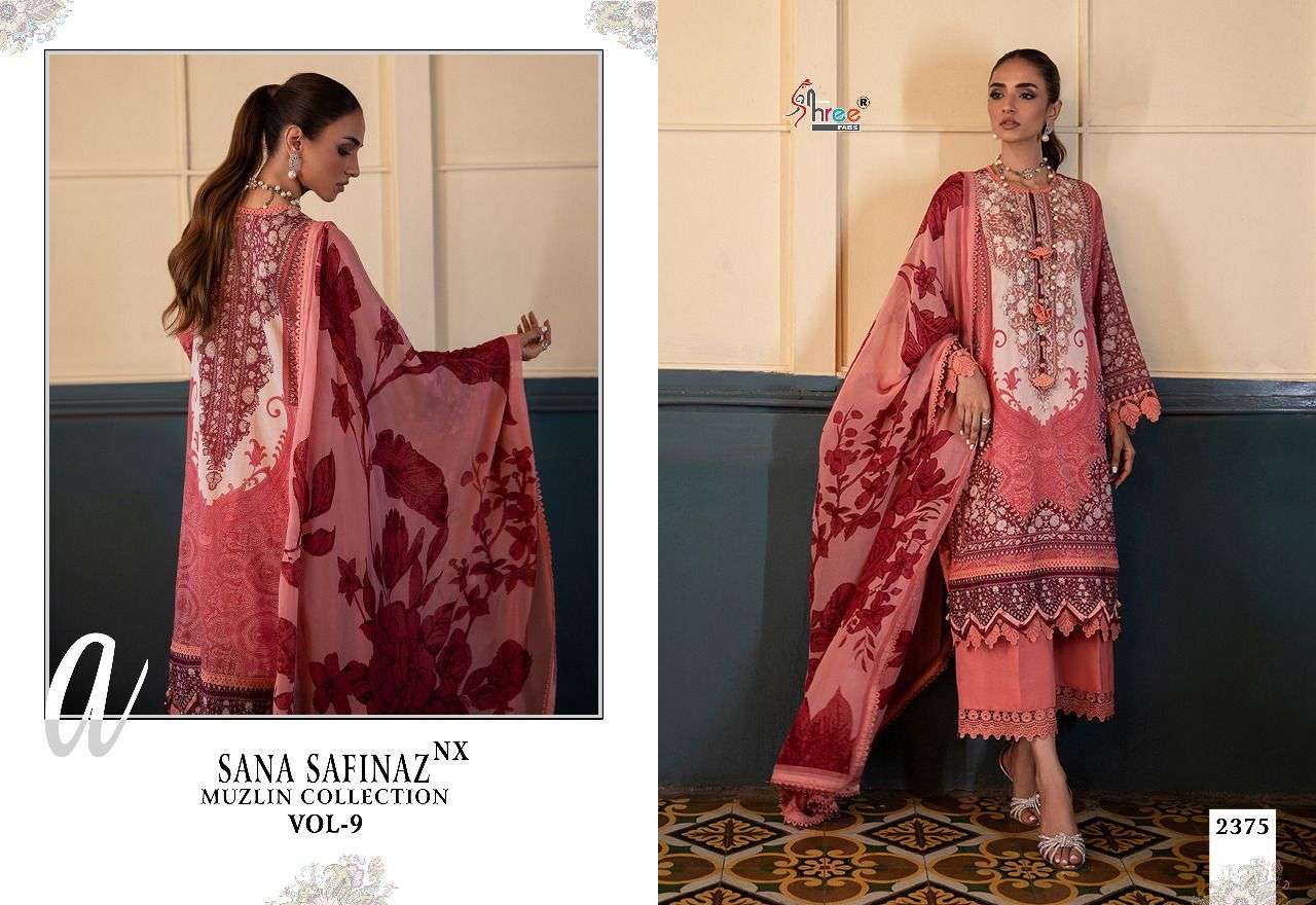 SHREE FABS SANA SAFINAZ MUZLIN COLLECTION VOL 9 NX