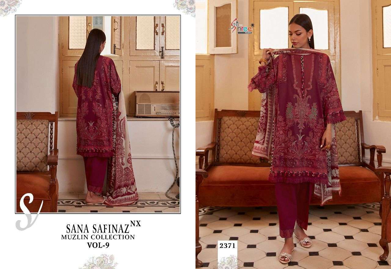 SHREE FABS SANA SAFINAZ MUZLIN COLLECTION VOL 9 NX