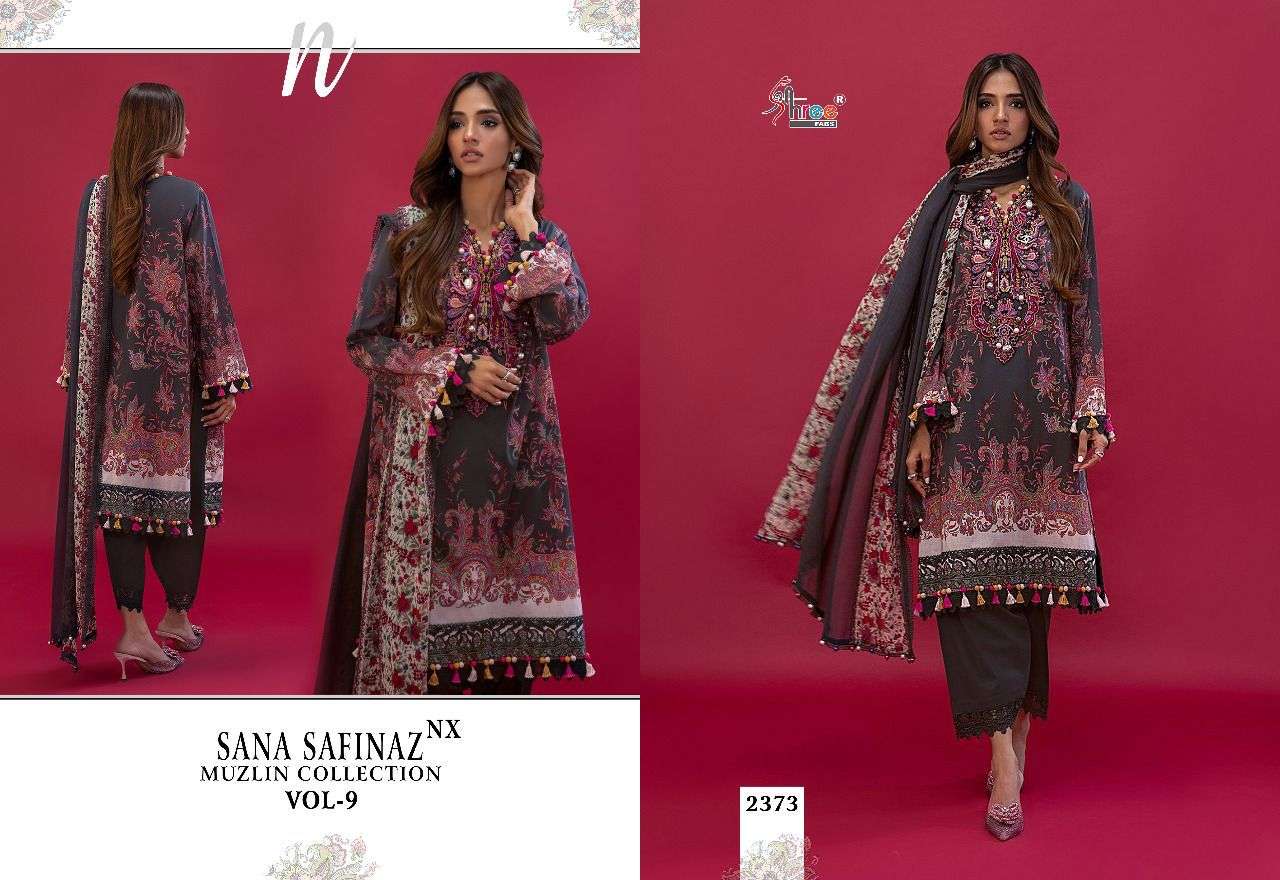 SHREE FABS SANA SAFINAZ MUZLIN COLLECTION VOL 9 NX