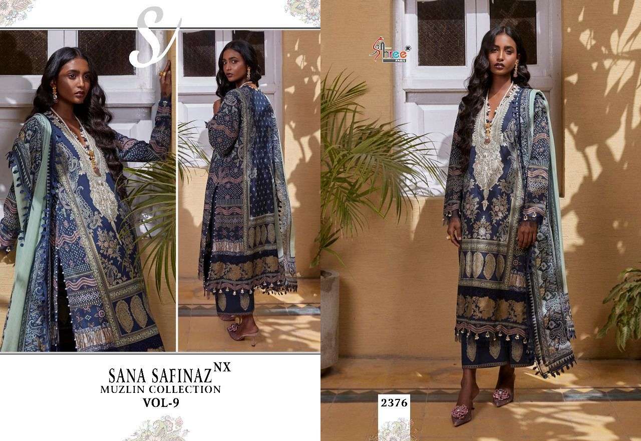 SHREE FABS SANA SAFINAZ MUZLIN COLLECTION VOL 9 NX
