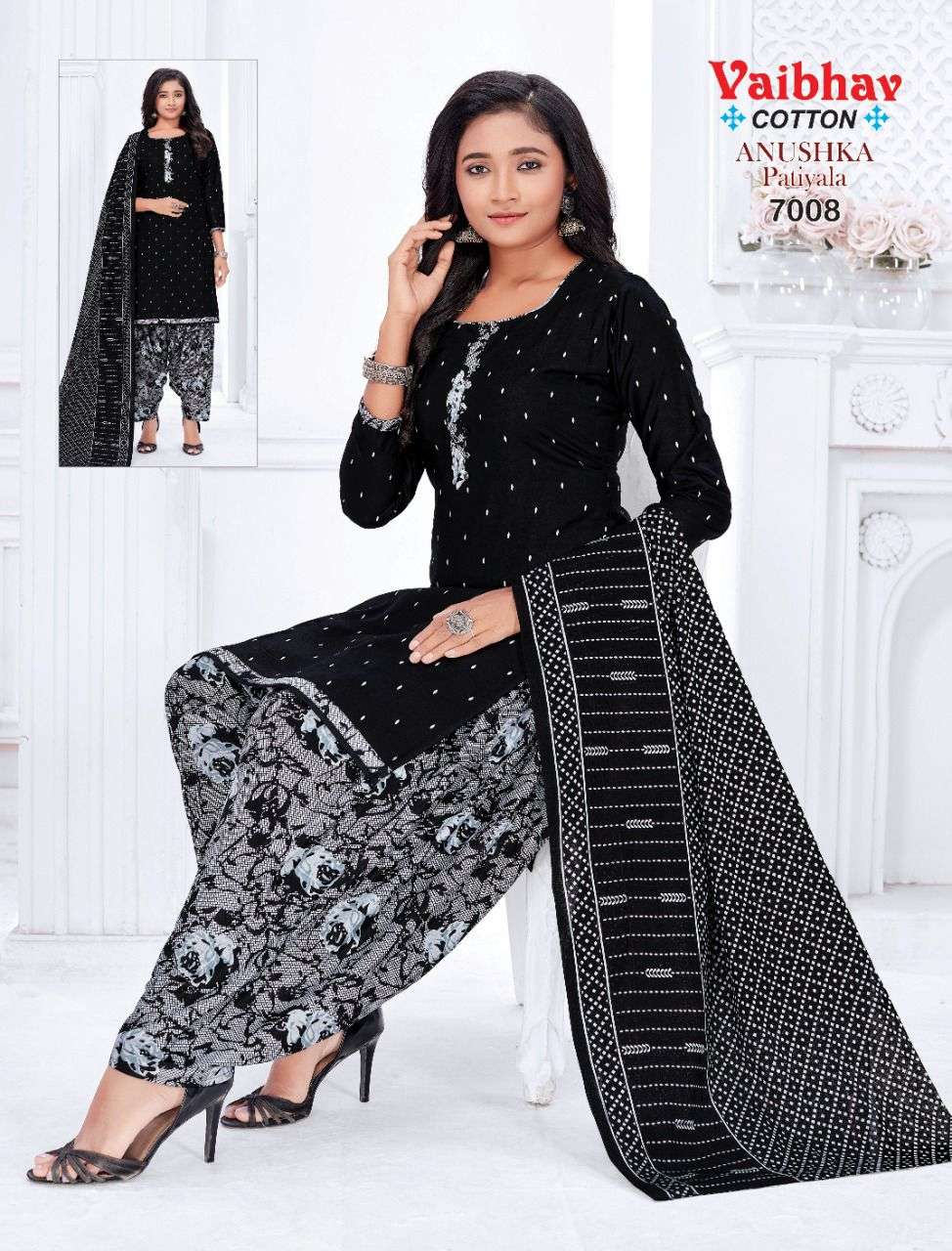  VAIBHAV COTTON ANUSHKA PATIYALA VOL 7