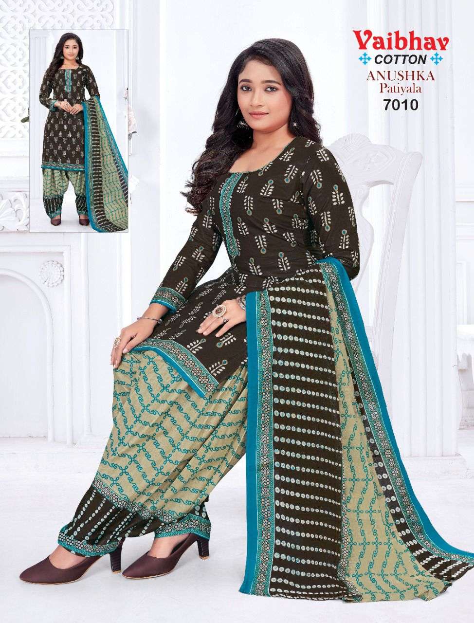  VAIBHAV COTTON ANUSHKA PATIYALA VOL 7