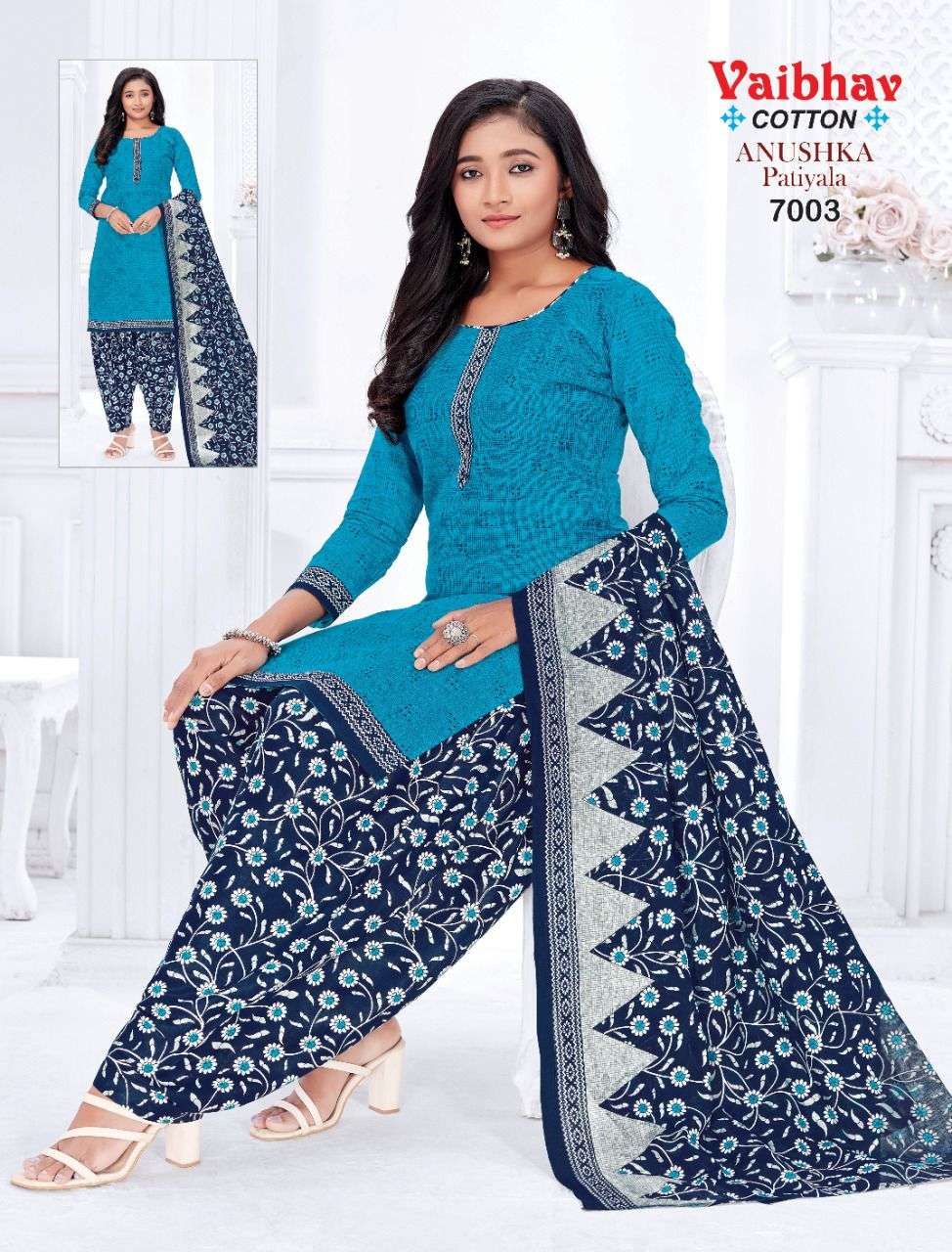  VAIBHAV COTTON ANUSHKA PATIYALA VOL 7
