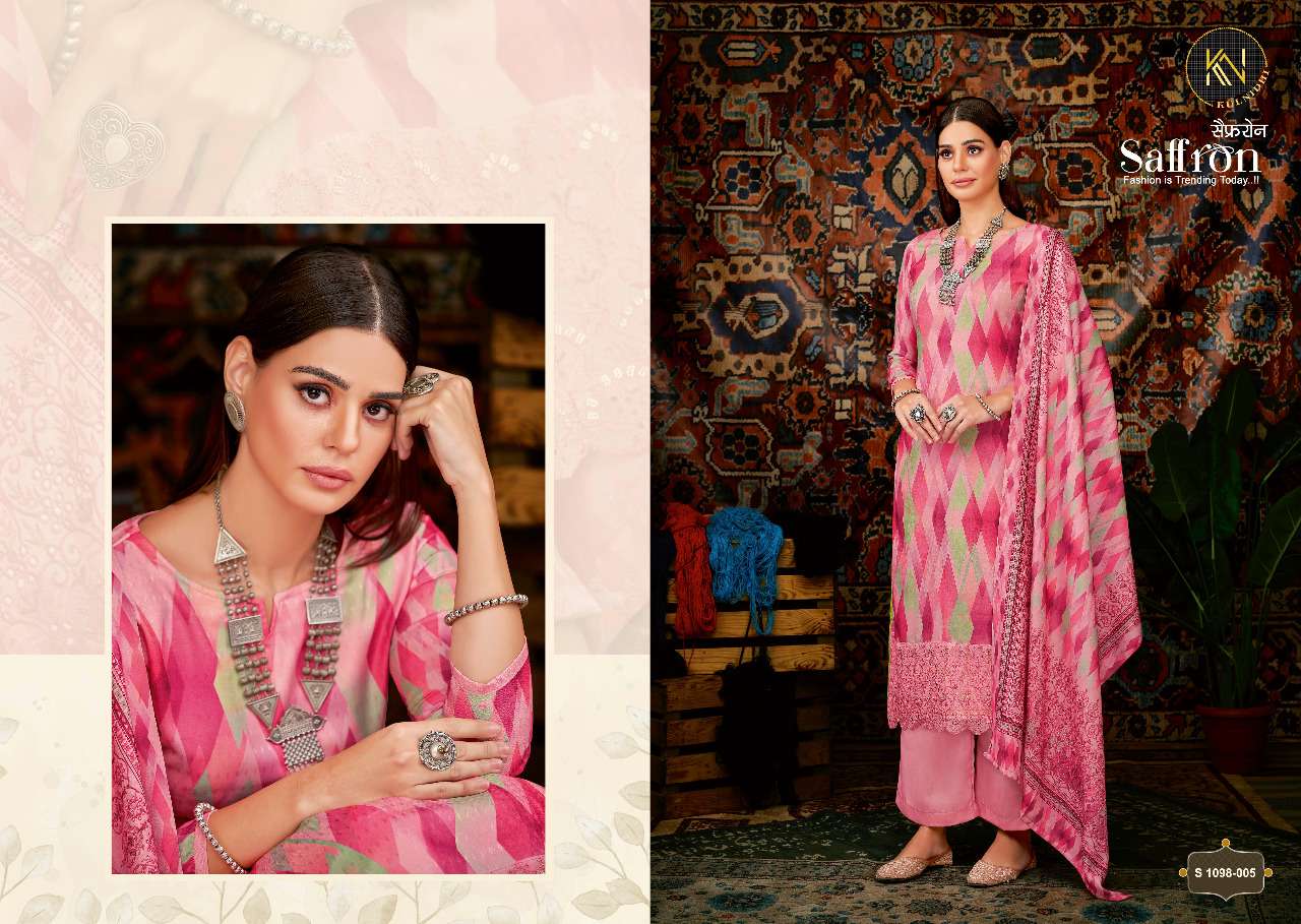 ALOK SUITS KULNIDHI SAFFRON