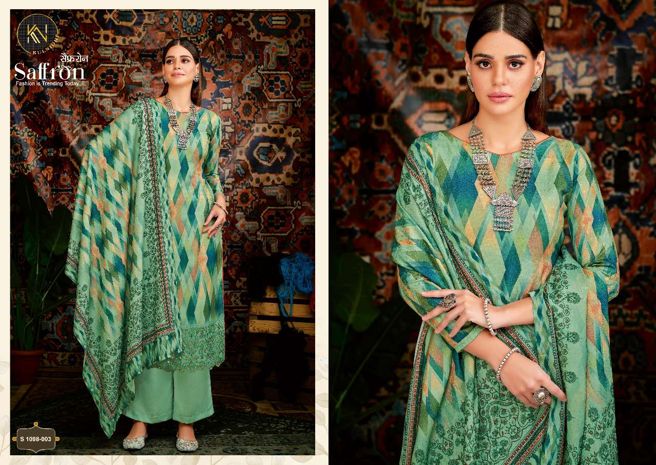 ALOK SUITS KULNIDHI SAFFRON