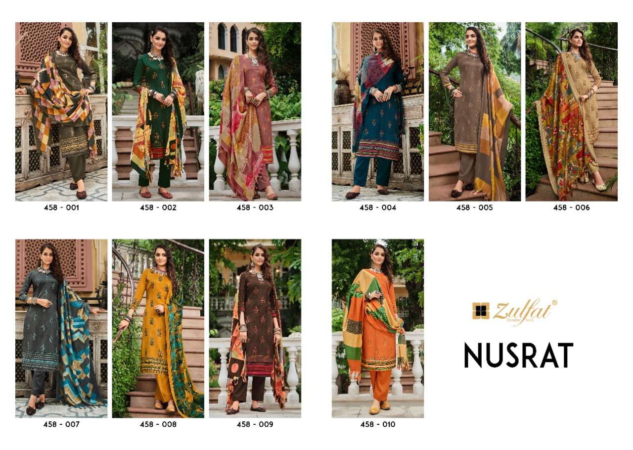 ZULFAT DESIGNER SUITS  NUSRAT